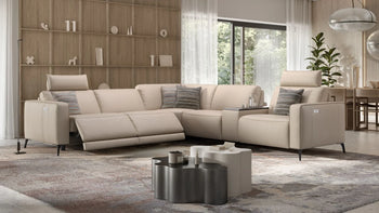 Wohnlandschaft Leder