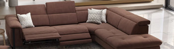 Ecksofas mit doppelter Relaxfunktion