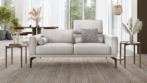Leder 2-Sitzer Sofa SALERNO – Bild 7