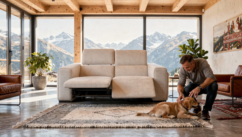 2 Sitzer Sofa elektrisch verstellbar mit Relaxfunktion