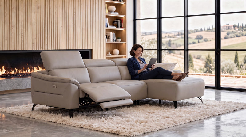 Leder Ecksofa AROSA – Bild 5