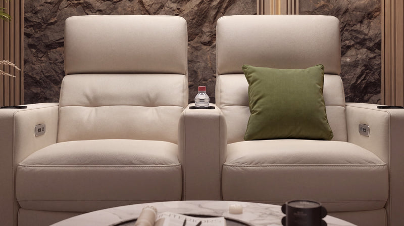 Leder 2-Sitzer Kinosofa BARI – Bild 6