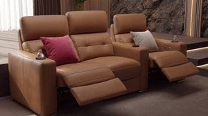 Leder 3-Sitzer Kinosofa Partnersitz BARI – Bild 9