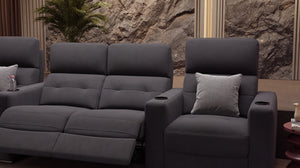 Stoff 4-Sitzer Kinosofa Partnersitz BARI – Bild 11