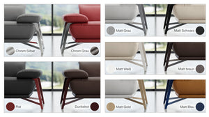 Leder 3-Sitzer Sofa BIANCO – Bild 3