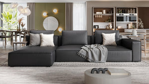 Leder Ecksofa SELVA