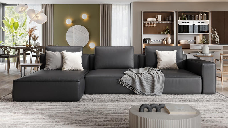 Leder Ecksofa SELVA