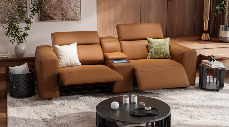 Leder Kino 2-Sitzer ROMA – Bild 6
