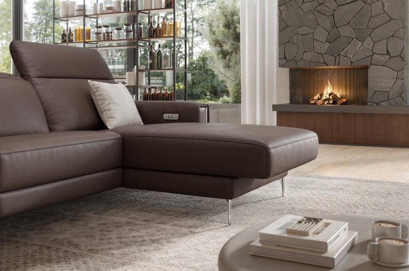 Leder Ecksofa mini BELLAGIO – Bild 3