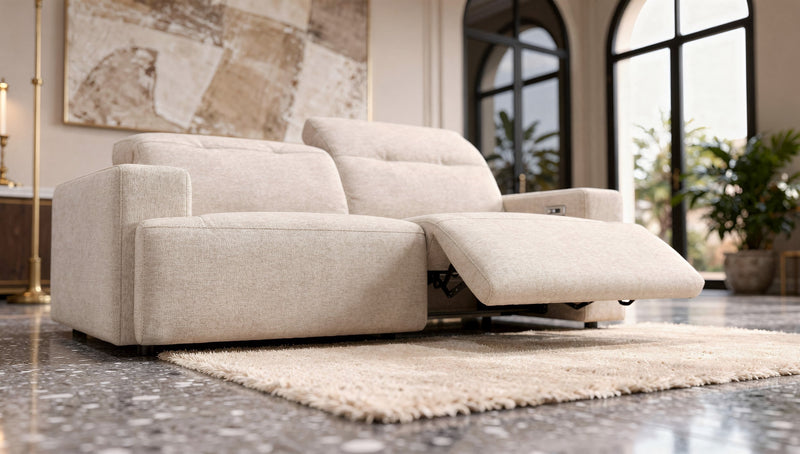 Sorano 3 Sitzer Sofa elektrisch XXL Stoff