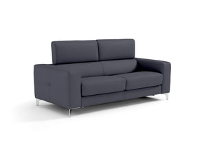 Leder 2-Sitzer Schlafsofa SAMBESI – Memory Foam – Bild 4