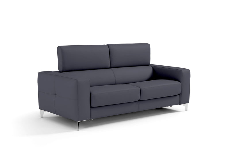Leder 2-Sitzer Schlafsofa SAMBESI – Memory Foam – Bild 4