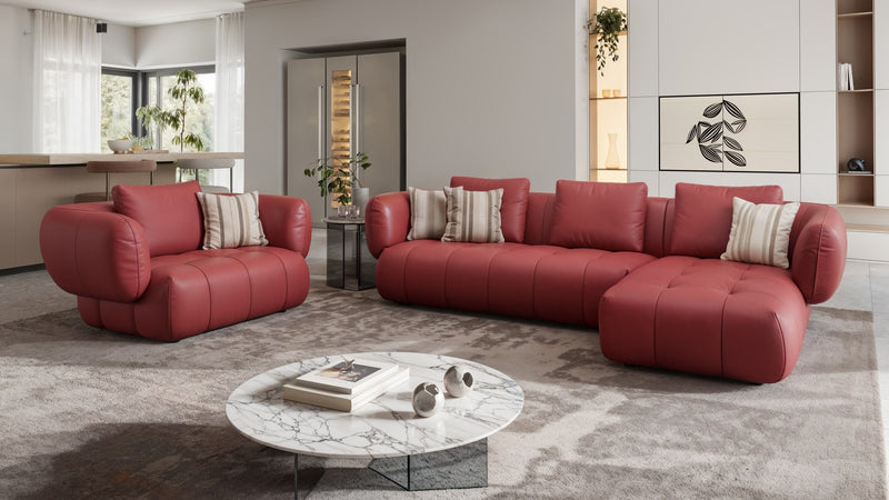 Premium 1-Sitzer Ledersofa Mare