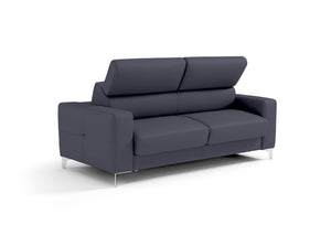 Leder 2-Sitzer Schlafsofa SAMBESI – Memory Foam – Bild 5