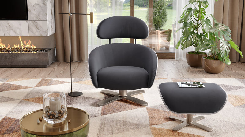 Stoffsessel mit Kippfunktion