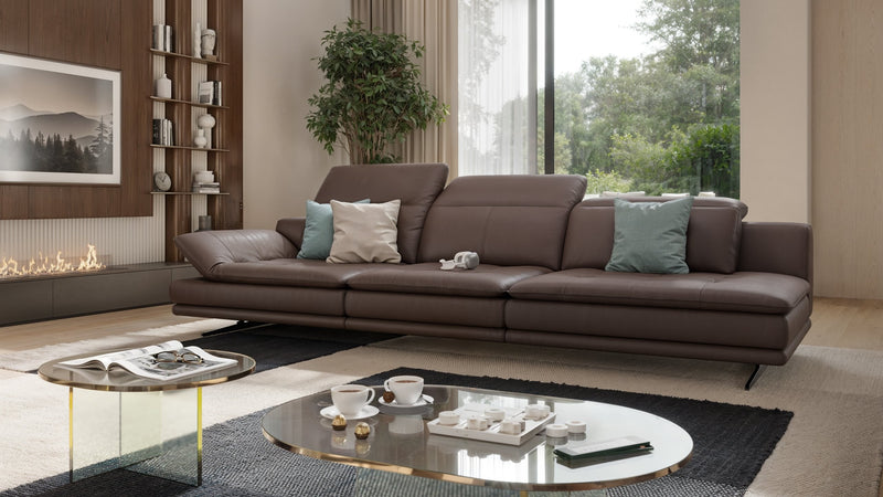 Leder 3-Sitzer XXL Sofa NIZZA