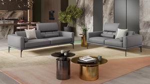 Leder 2-Sitzer Sofa SALERNO – Bild 5