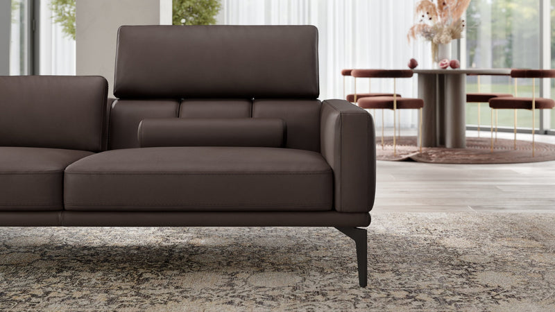 Leder 2-Sitzer Sofa SALERNO – Bild 9