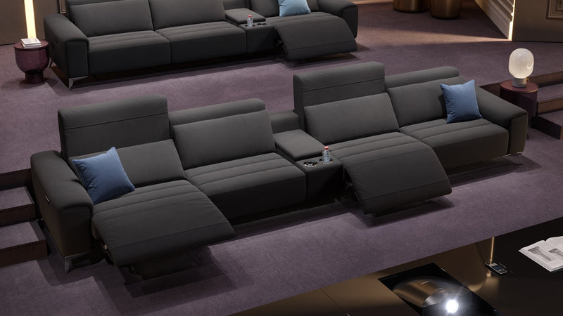 Stoff 4-Sitzer Kinosofa BELLA – Bild 2