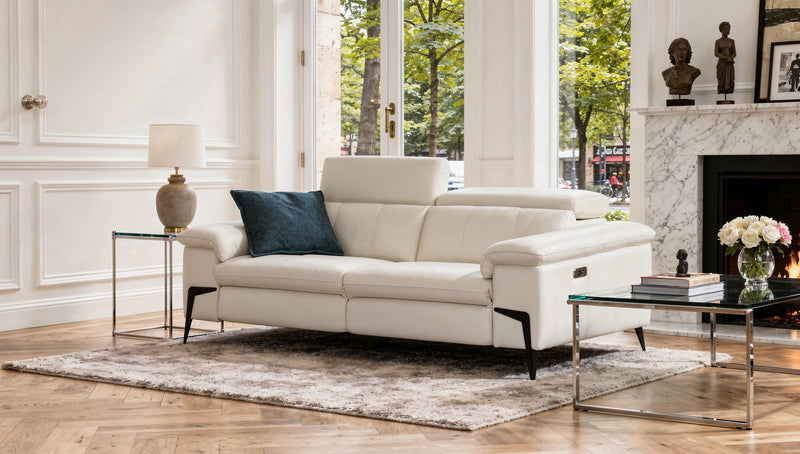 2-Sitzer Sofa mit elektrischer Relaxfunktion Leder