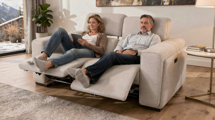 Hochwertige 2-Sitzer Sofa kaufen: 2er Couch in Leder & Stoff – Sofanella