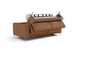 Leder 2-Sitzer Schlafsofa SAMBESI – Biopolymer – Bild 6