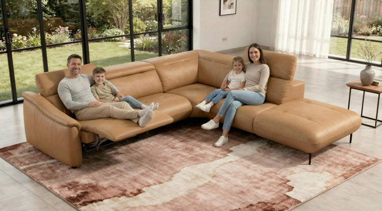Ecksofa mit elektrischer Sitzverstellung kaufen – Sofanella