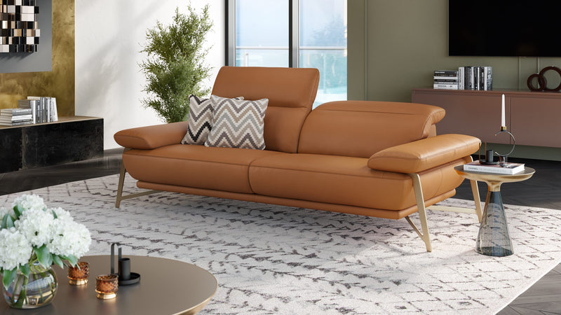 Leder 3-Sitzer Sofa BIANCO – Bild 2