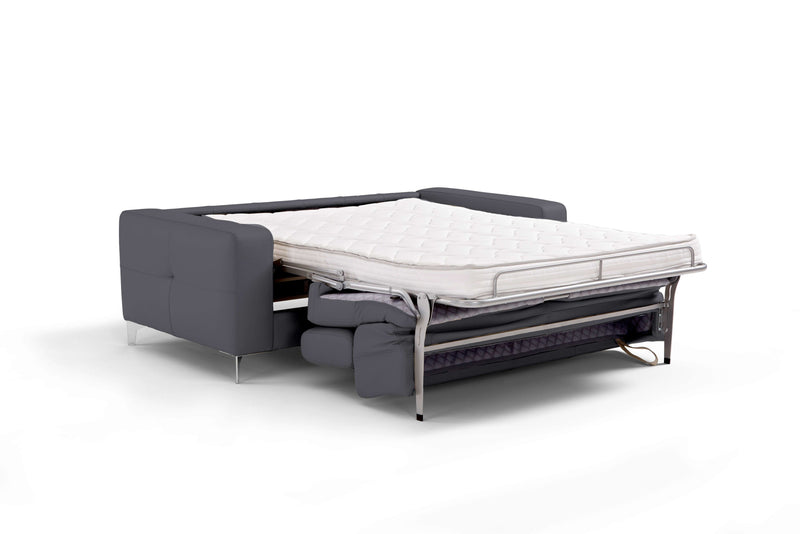 Leder 2-Sitzer Schlafsofa SAMBESI – Memory Foam – Bild 7