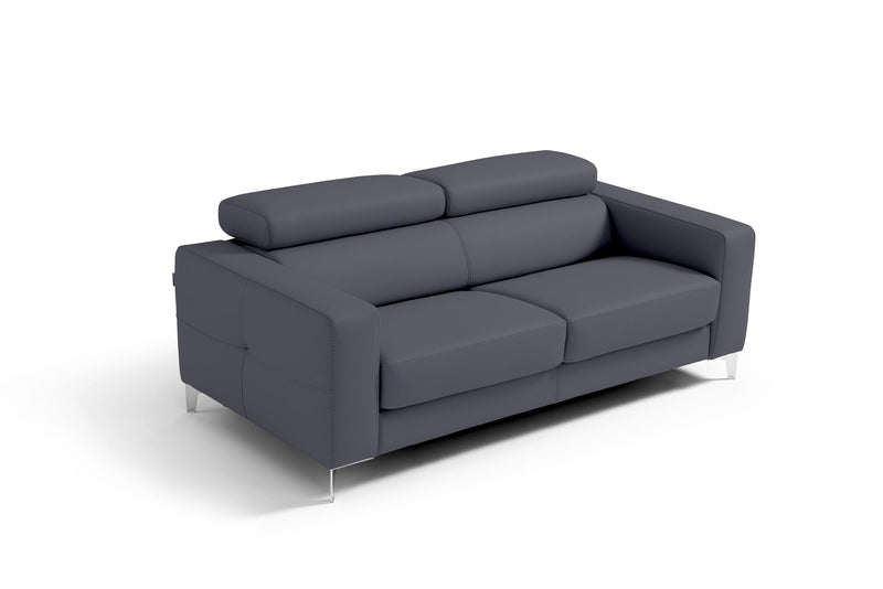 Leder 2-Sitzer Schlafsofa SAMBESI – Memory Foam – Bild 3