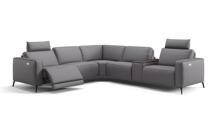 Leder Ecksofa BARLETTA