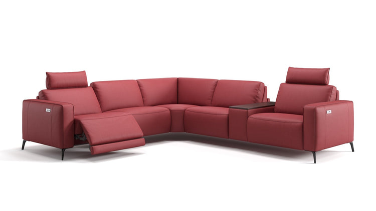 Leder Ecksofa BARLETTA