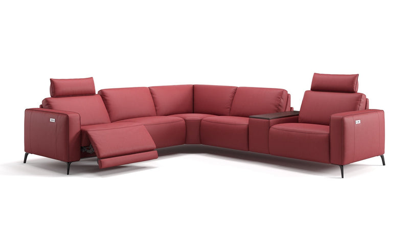 Leder Ecksofa BARLETTA