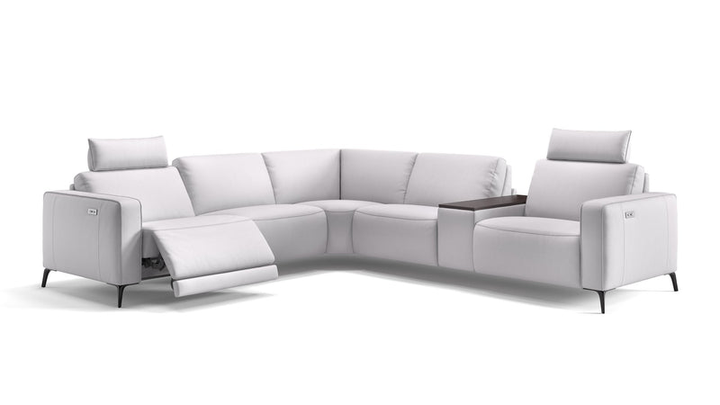 Leder Ecksofa BARLETTA