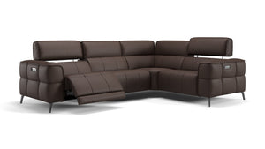Leder Ecksofa MEZZANO