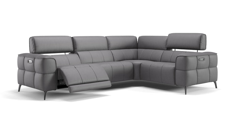 Leder Ecksofa MEZZANO