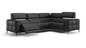 Leder Ecksofa MEZZANO