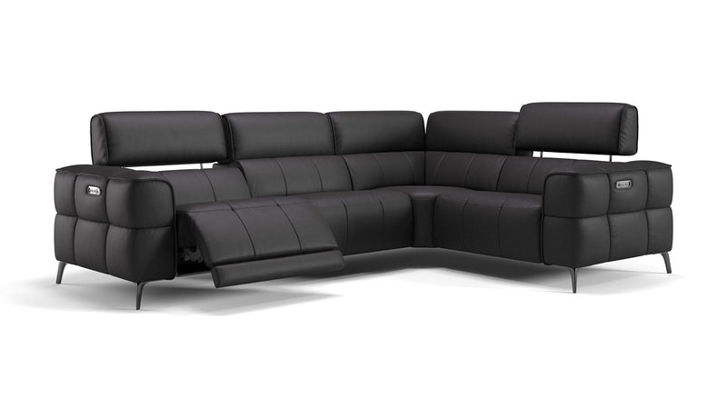 Leder Ecksofa MEZZANO