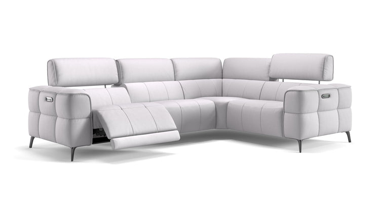 Leder Ecksofa MEZZANO