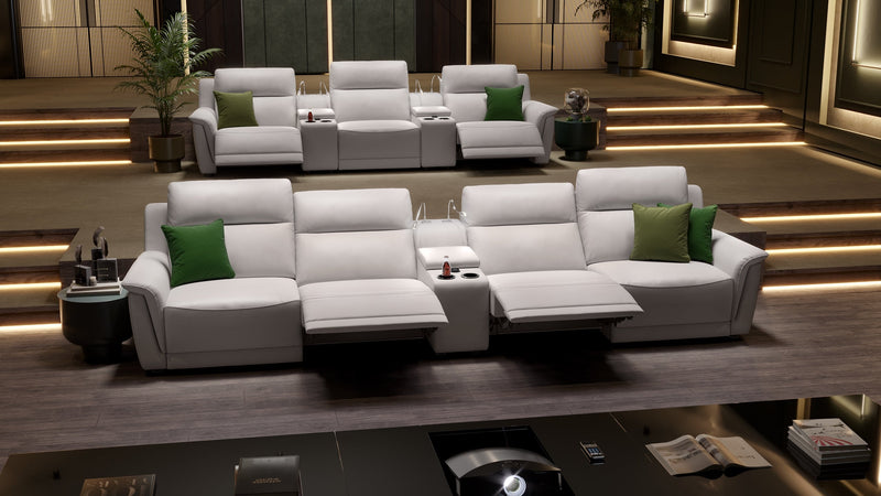 Modernes 4-Sitzer Kinosofa mit Relaxfunktion