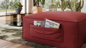 Leder Hocker LORETO – Bild 3