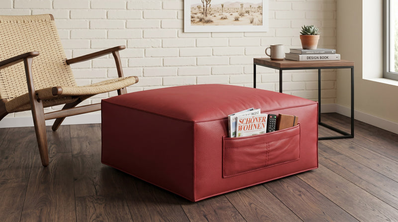 Leder Hocker LORETO – Bild 8