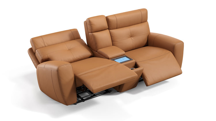 Leder Kino 2-Sitzer LEVANTO