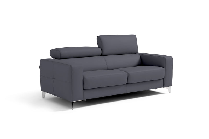 Leder 2-Sitzer Schlafsofa SAMBESI – Memory Foam – Bild 2