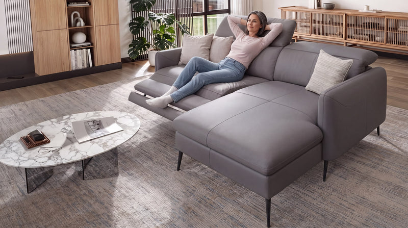 Messina Mini Leder Ecksofa