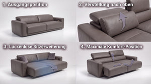 Leder 2-Sitzer VALENZA – Bild 3