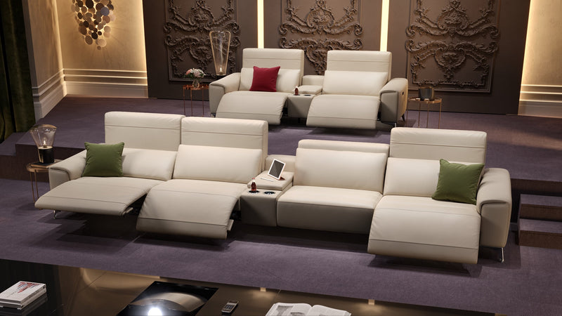 Leder 4-Sitzer Kinosofa BELLA – Bild 6