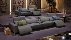 Leder 4-Sitzer Kinosofa BELLA – Bild 7