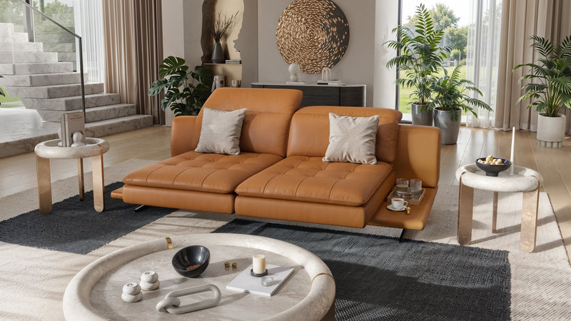 Leder 2-Sitzer Sofa NIZZA