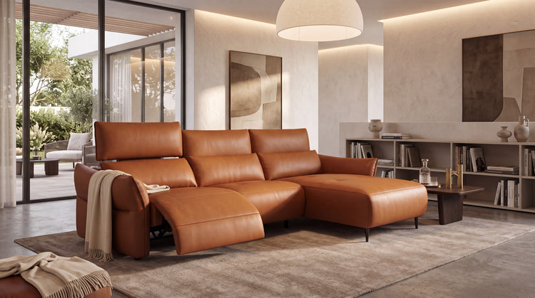 Ecksofa mit elektrischer Sitzverstellung kaufen – Sofanella